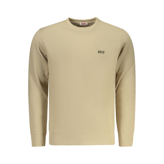 Rifle Beige Cotton Men Sweatshirt Rifle