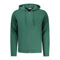 Green Rifle Cotton Men’s Hoodie with front pocket and drawstring hood, casual and comfortable for everyday wear.