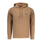 Brown Rifle Cotton Men’s Sweatshirt with crew neckline and ribbed cuffs, casual and comfortable for everyday wear.