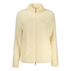 Beige polyester women's sweatshirt by Laura Biagiotti featuring a relaxed fit and casual style, suitable for everyday wear.