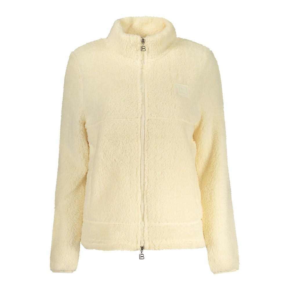 Beige polyester women's sweatshirt by Laura Biagiotti, casual style with a relaxed fit and soft fabric.