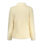 Beige polyester women’s sweatshirt by Laura Biagiotti with a relaxed fit and subtle branding, shown flat on a white background.