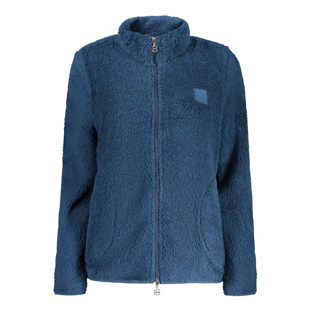 Laura Biagiotti Blu polyester women's sweatshirt featuring a relaxed fit and stylish design, ideal for casual wear.