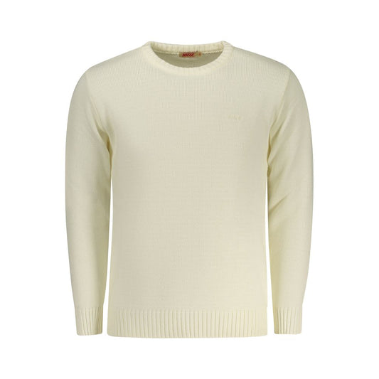 Rifle White Acrylic Men Sweater Rifle