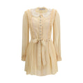 Self-Portrait Beige Viscose Casual Dress Self-Portrait