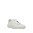 Veja White Other Fibres Low Top Sneakers, casual white sneakers with eco-friendly materials and minimalist design.