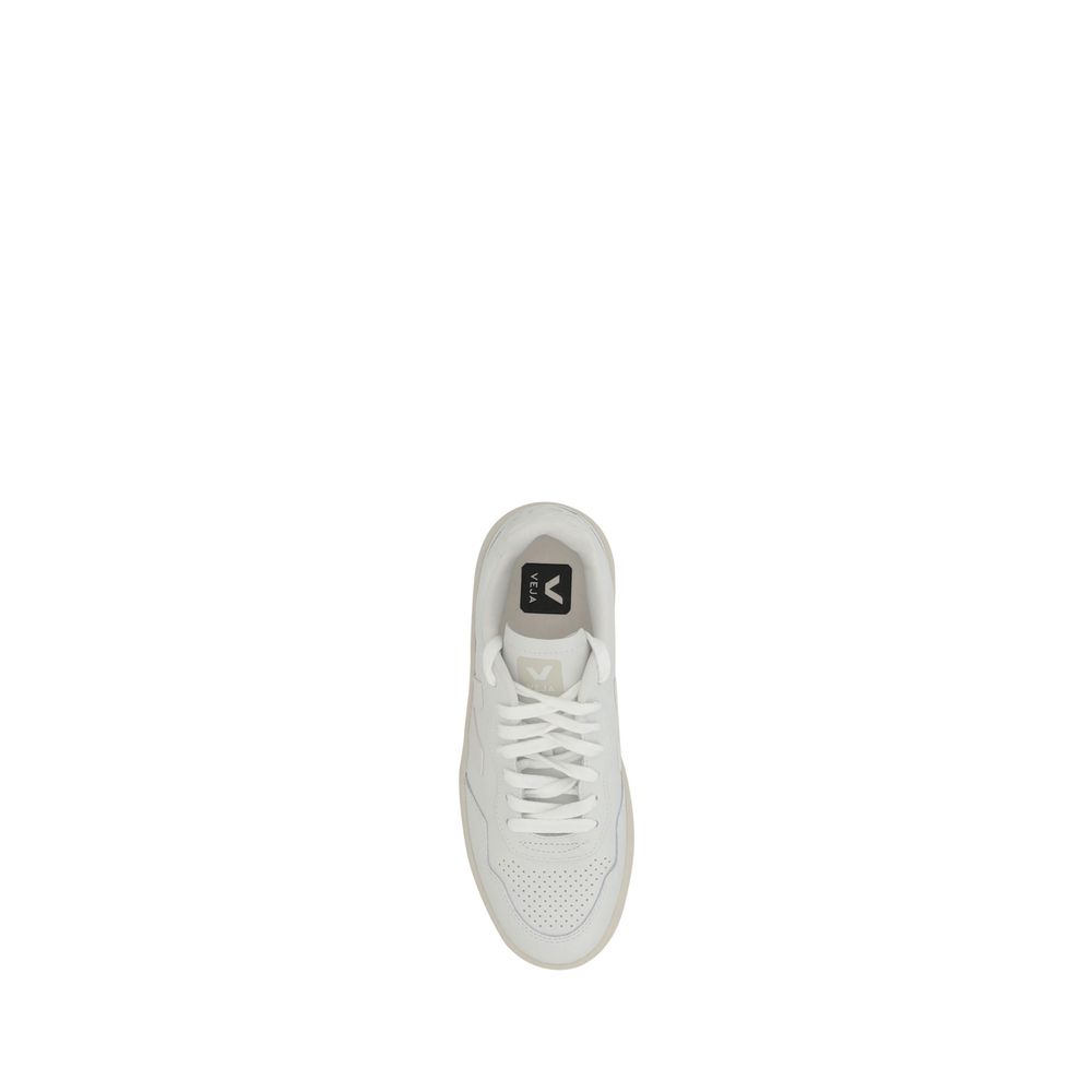 Veja White Other Fibres low top sneakers with white laces and eco-friendly design, casual footwear for everyday wear.