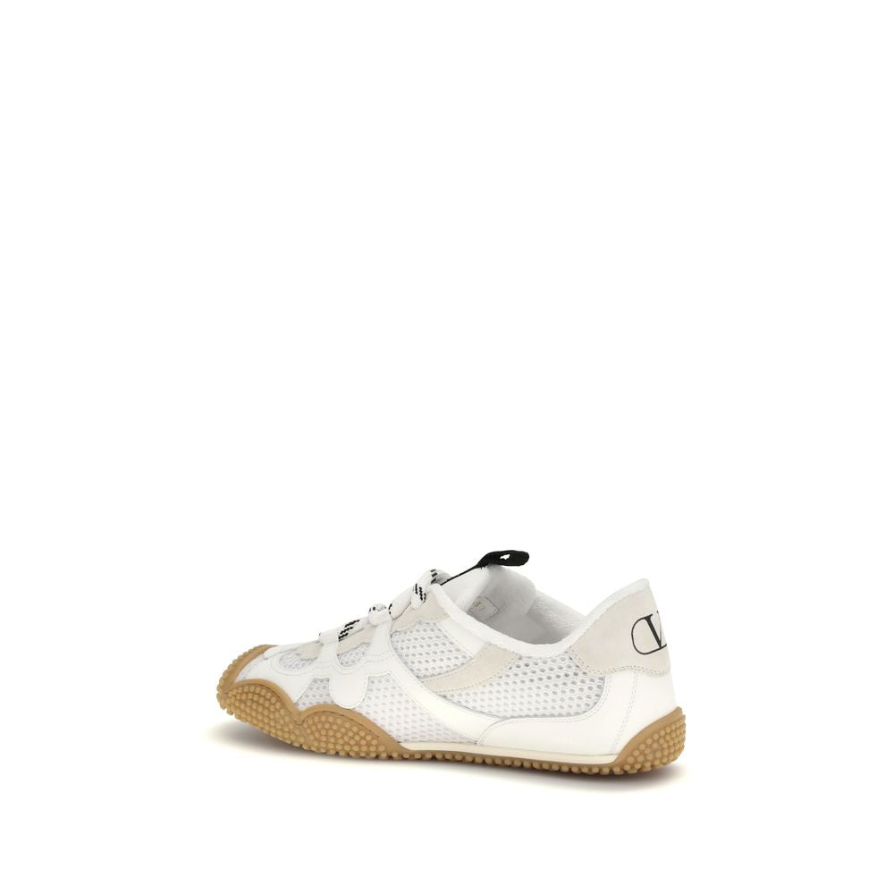Valentino Garavani White Polyamide Athletic Sneakers Valentino Garavani