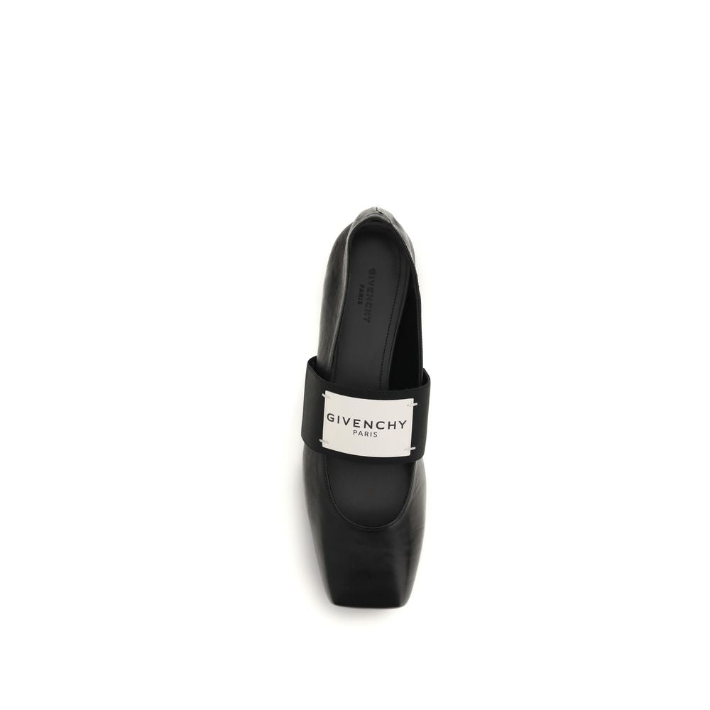 Givenchy Black Lamb Ovis Aries Aries Ballet Flats Givenchy