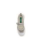 Carel Paris Beige Cotton Ballet Flats Carel Paris