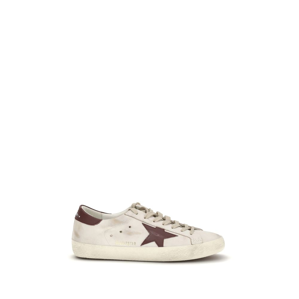 Golden Goose White Calf Leather Bos Taurus Sneakers Golden Goose