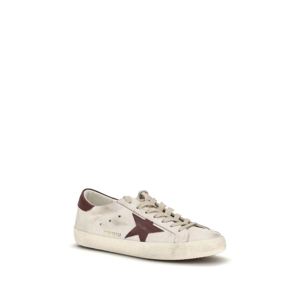 Golden Goose White Calf Leather Bos Taurus Sneakers Golden Goose