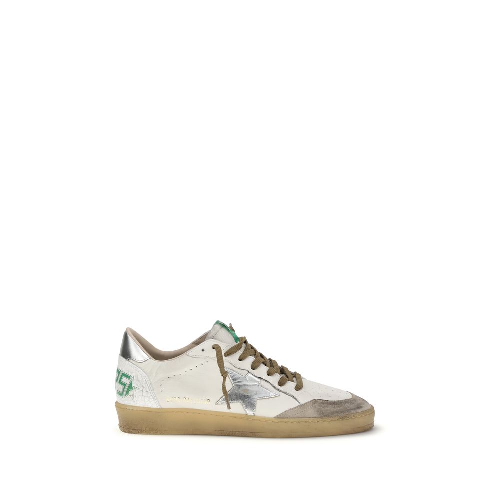 Golden Goose White Calf Leather Bos Taurus Low Top Sneakers Golden Goose