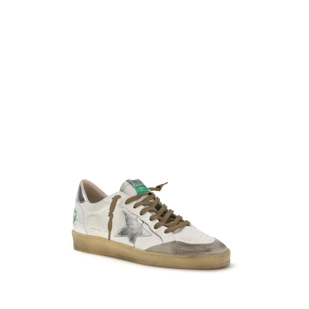 Golden Goose White Calf Leather Bos Taurus Low Top Sneakers Golden Goose