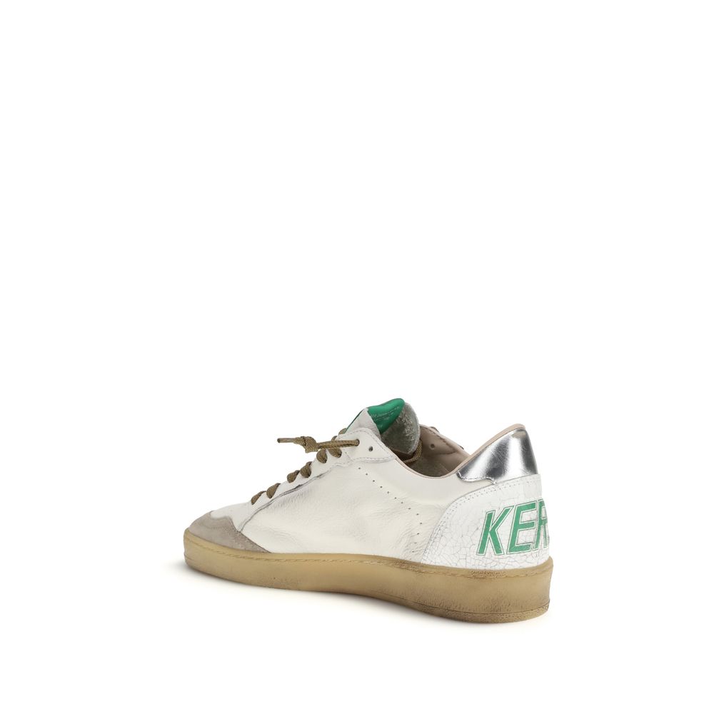 Golden Goose White Calf Leather Bos Taurus Low Top Sneakers Golden Goose