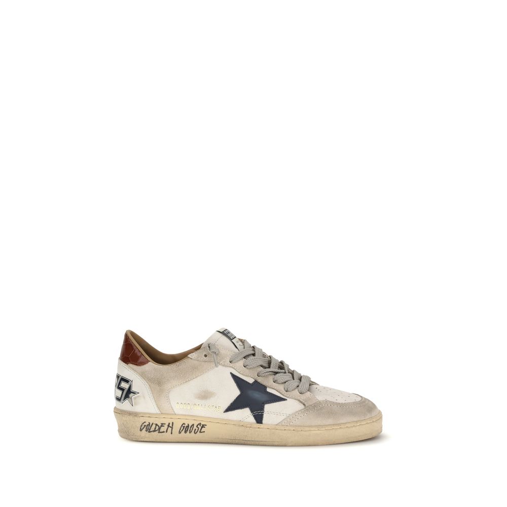 Golden Goose White Calf Leather Bos Taurus Low Top Sneakers Golden Goose