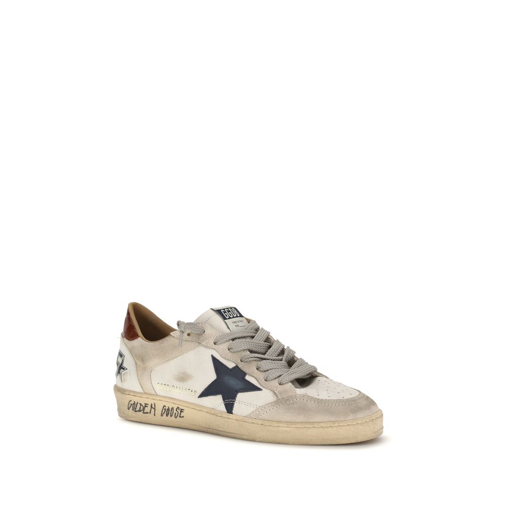 Golden Goose White Calf Leather Bos Taurus Low Top Sneakers Golden Goose