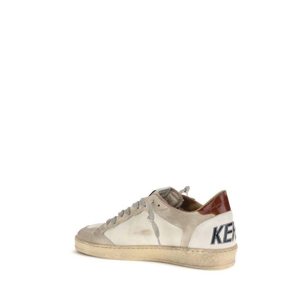 Golden Goose White Calf Leather Bos Taurus Low Top Sneakers Golden Goose