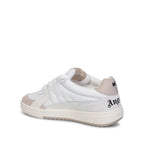 White Palm Angels calfskin athletic sneakers with sleek design and sporty laces, perfect for casual and active wear.