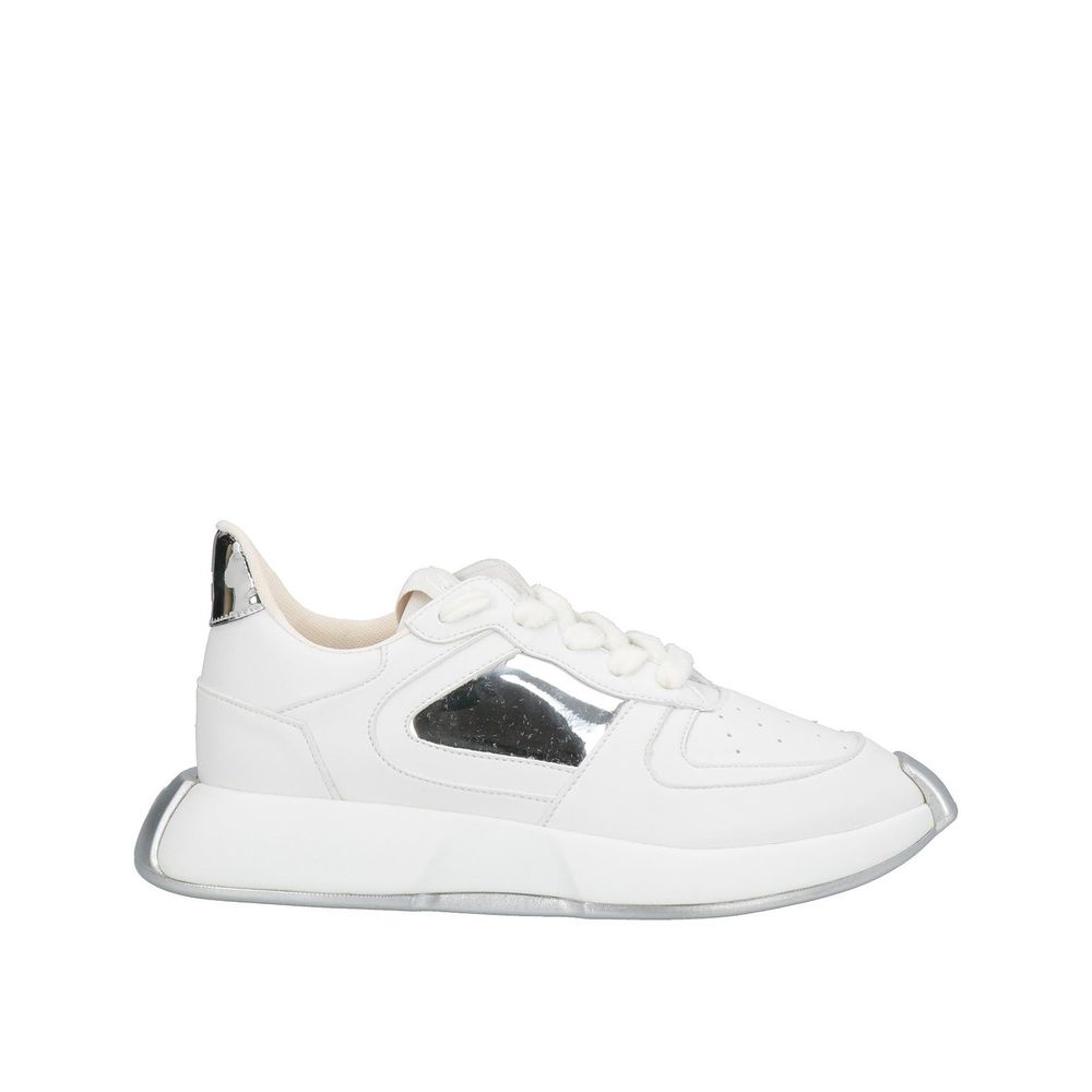 Giuseppe Zanotti White Calfskin Chunky Sneakers Giuseppe Zanotti