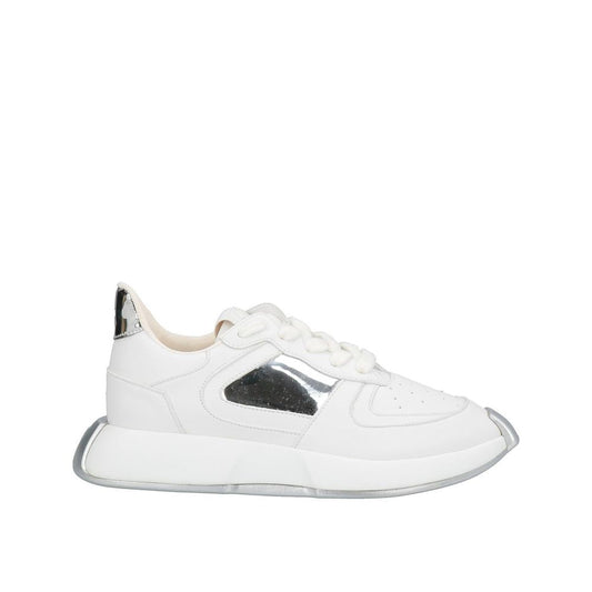 Giuseppe Zanotti White Calfskin Chunky Sneakers Giuseppe Zanotti