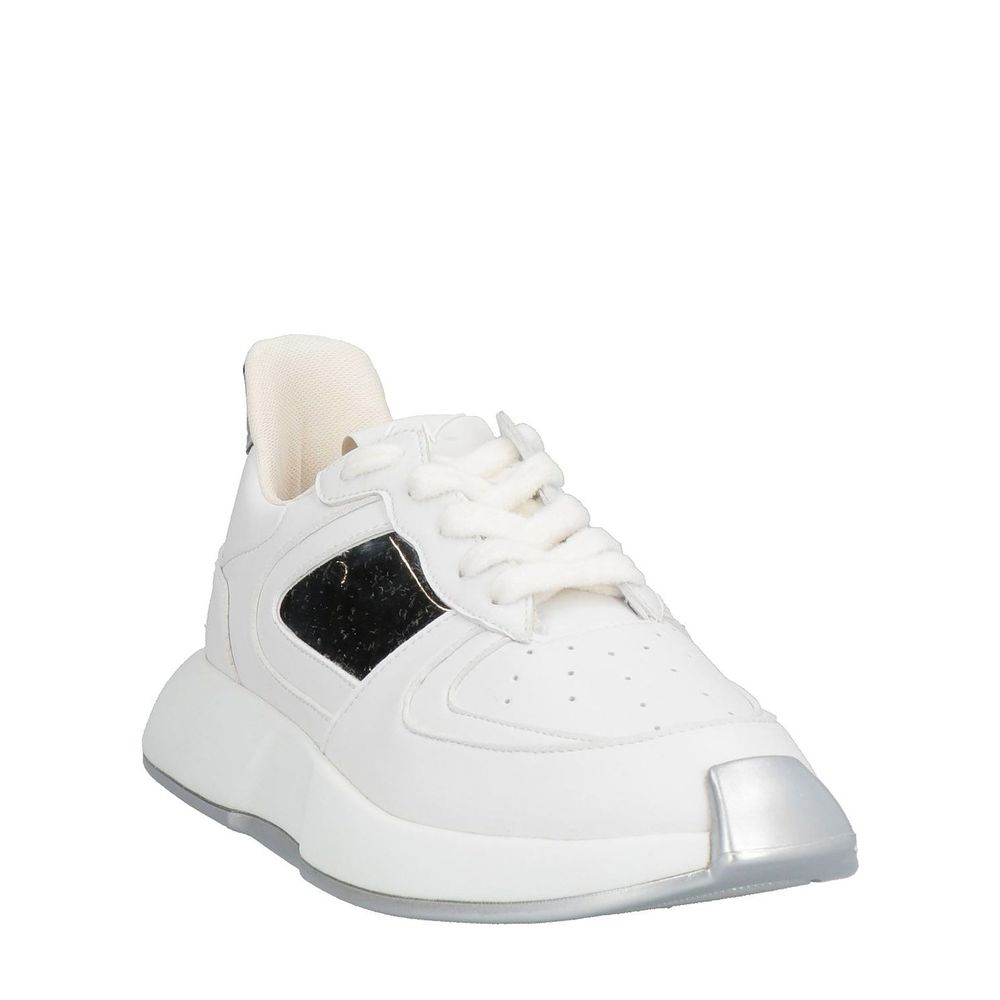 Giuseppe Zanotti White Calfskin Chunky Sneakers Giuseppe Zanotti