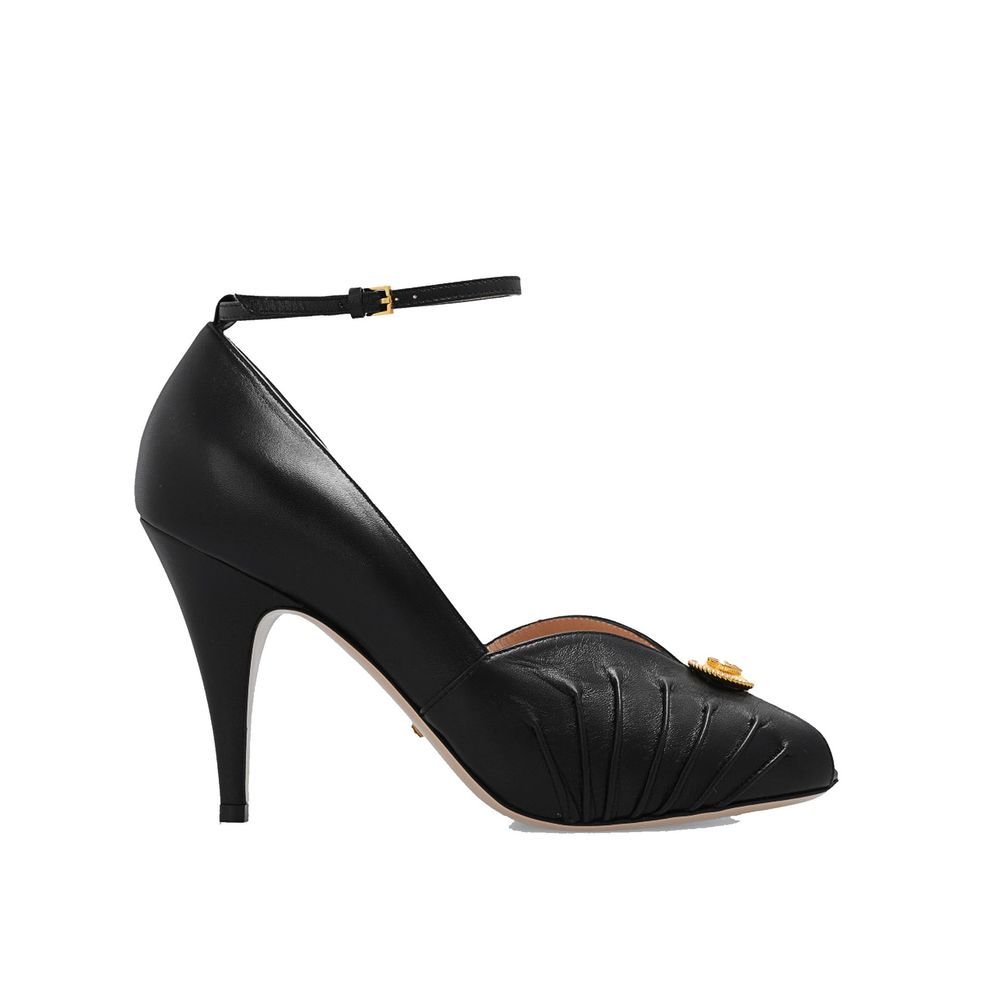 Gucci Black Leather Platform Pumps Gucci