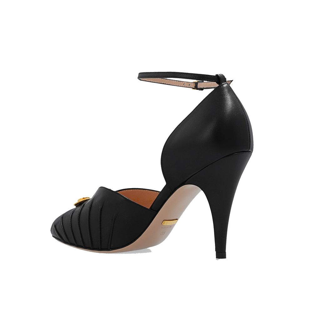 Gucci Black Leather Platform Pumps Gucci