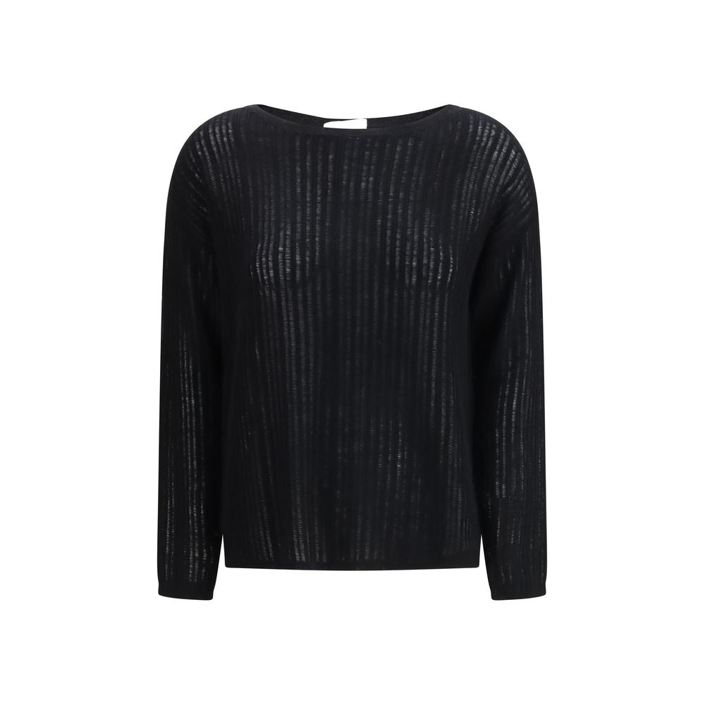 Allude Black Cashmere Cashmere Sweater Allude