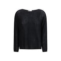 Allude Black Cashmere Cashmere Sweater Allude