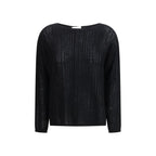 Allude Black Cashmere Cashmere Sweater Allude
