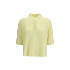 Allude Bicolor Cashmere Polo Shirt Allude
