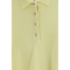 Allude Bicolor Cashmere Polo Shirt Allude