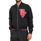 Versace Black Virgin Wool Bomber - Eljoys Fashion 