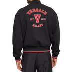 Versace Black Virgin Wool Bomber - Eljoys Fashion 