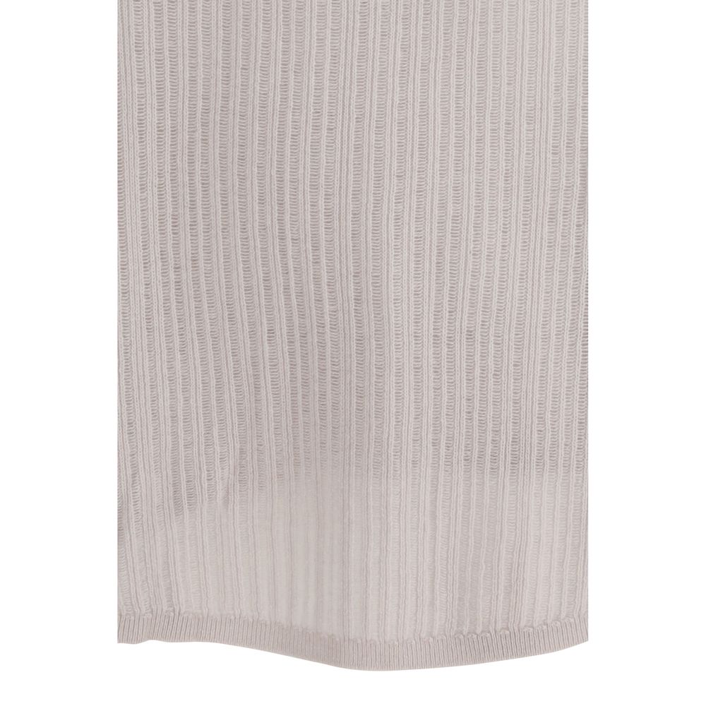 Allude White Cashmere Cashmere Sweater Allude