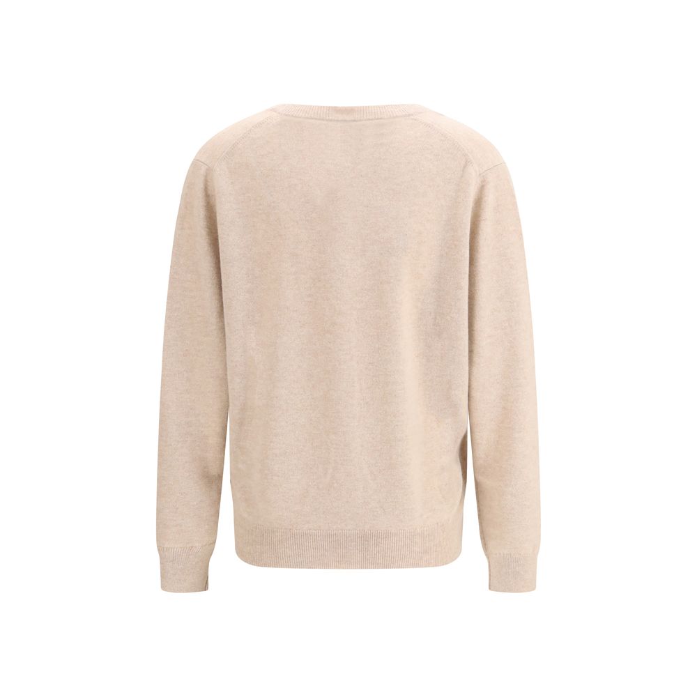 Allude Cream Cashmere Cardigan Allude