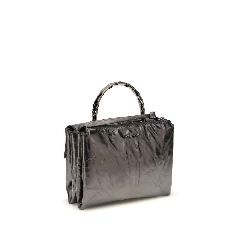 Coccinelle Black Calf Leather Bos Taurus Handbag Coccinelle