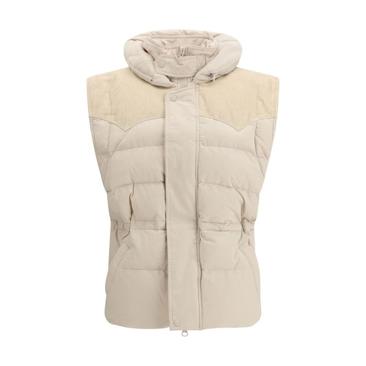 Marant Etoile Beige Polyamide Sleveless Jacket Marant Etoile