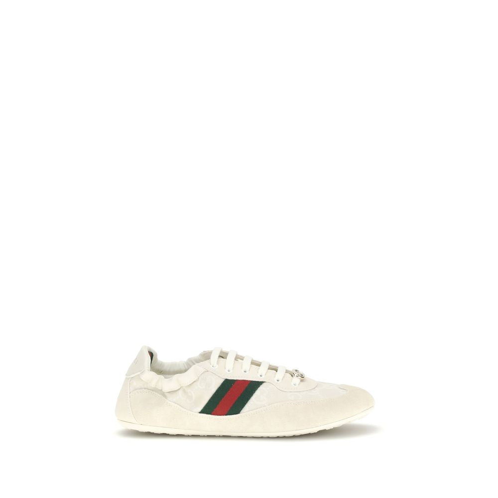 Gucci Cream Calf Leather Bos Taurus Low Top Sneakers Gucci