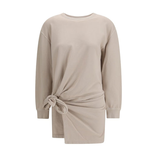 Marant Etoile Beige Cotton Casual Dress Marant Etoile