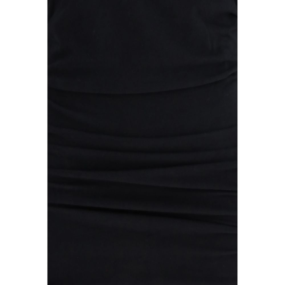 Isabel Marant Black Cotton Casual Dress Isabel Marant