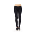 Gas Blue Cotton Skinny Pants