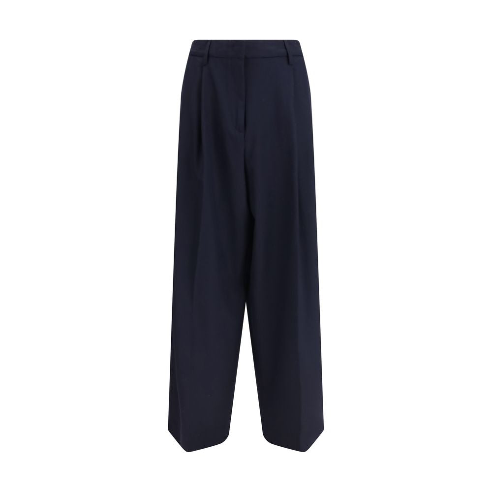 Fabiana Filippi Blue Polyester Casual Pants Fabiana Filippi