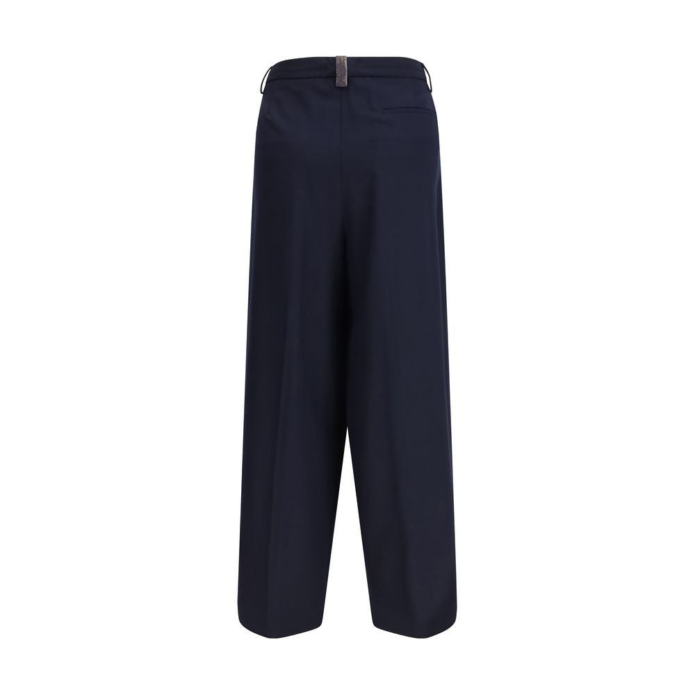Fabiana Filippi Blue Polyester Casual Pants Fabiana Filippi