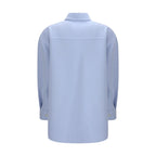 Fabiana Filippi Blue Wool Oves Aries Dress Shirt Fabiana Filippi