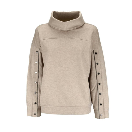 Brunello Cucinelli Beige Cashmere Sweatshirt Brunello Cucinelli
