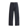Haikure Black Cotton Straight-Leg Jeans Haikure