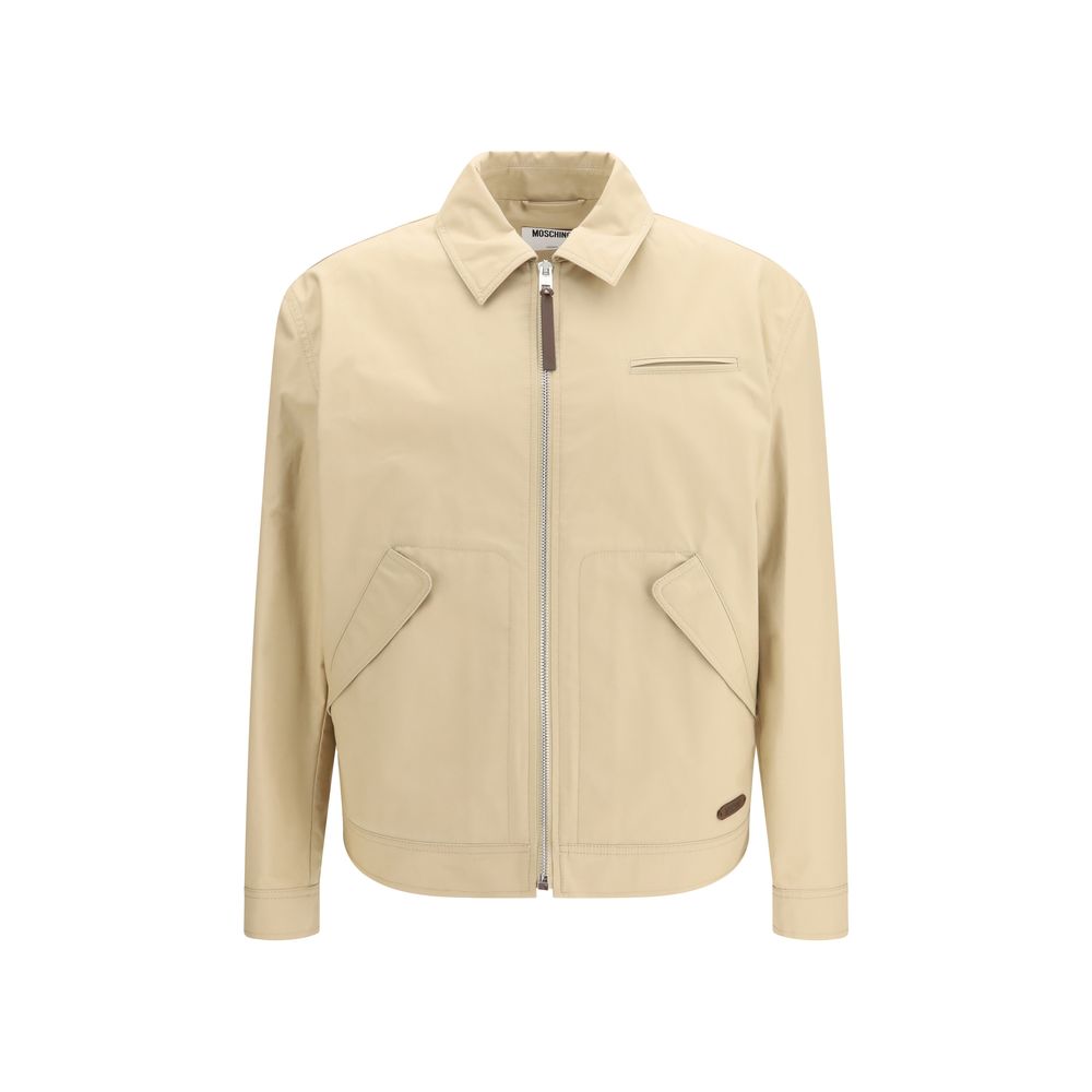 Moschino Brown Cotton Coat Moschino