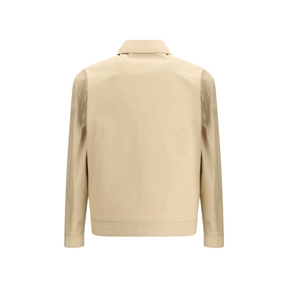 Moschino Brown Cotton Coat Moschino